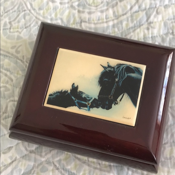 Vintage Horse Jewelry Box - Picture 1 of 3